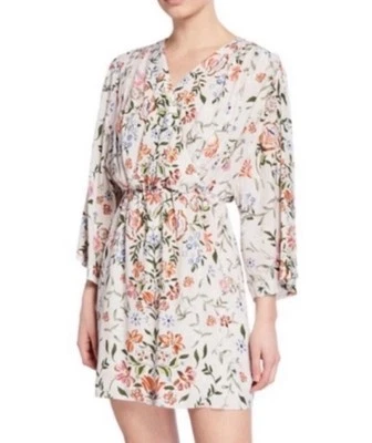 Anthropologie Laia Floral Botanical Viscose Mini  Dress Size 10 NWT - Image 1 of 4