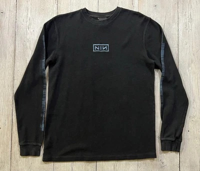 Uñas térmicas vintage de nueve pulgadas con dientes manga larga etiqueta gigante talla XL Foto 1 de 4