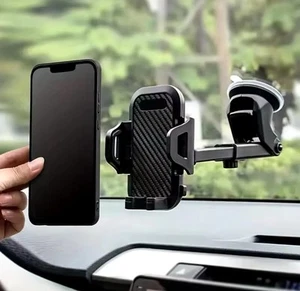 Universal Car Phone Mount with Suction Cup & 360° Adjustable Arm - Picture 1 of 5