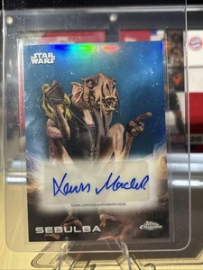SEBULBA TOPPS STAR WARS CHROME OTHER ENGLISH 013/150 AUTO - Bild 1 von 1