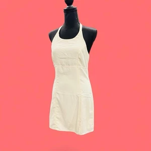 Le Lis Collection Nude Slit Halter Neck Mini Dress Blogger Favorite MEDIUM - Picture 1 of 5