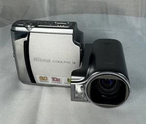 New Nikon Coolpix S4 Digital Camera – 6MP, 10x Zoom, Swivel Lens – Retro - Picture 1 of 17