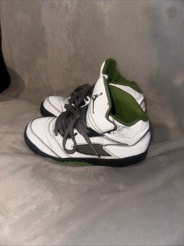 Scarpe da basket usate Youth Jordan 5 retrò Green Bean DQ3735 003 taglia 1 anno