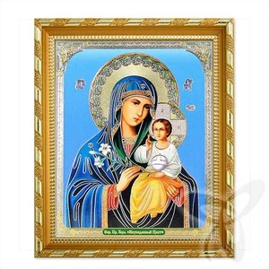 Icon Not Wilting flower wood 21x18 Неувядаемый Цвет икона - Picture 1 of 1