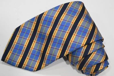 Gravata de pescoço masculina BARNEYS NEW YORK AZUL SEDA C:3 3/4" POR L:60" - Imagem 1 de 3