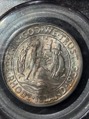 1936-D Providence, Rhode Island Tercentenary Half Dollar PCGS MS-66 (Toned) - Image 1 of 4