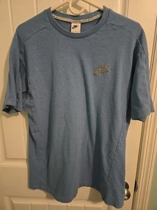 NIKE MOVE TO ZERO CREWNECK T-SHIRT BLUE MENS LARGE EXCELLENT CONDITION (BR48) - Picture 1 of 6