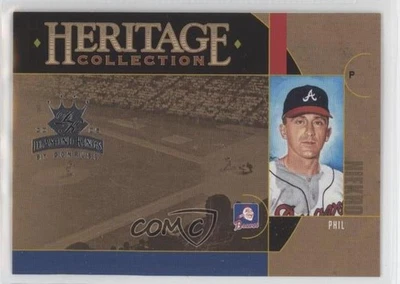 2005 Donruss Diamond Kings Heritage Collection Phil Niekro #HC21 HOF - Image 1 of 2