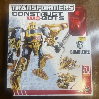 Transformers Construct Bots Bumblebee Triple Changers Tray 69 Pieces SEALED NEW - Image 1 of 4