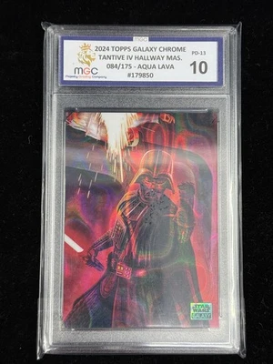 Tantive IV Hallway Aqua Lava 84/175 Topps Star Wars Galaxy 2024 #PD-13 MGC 10 - Image 1 of 4