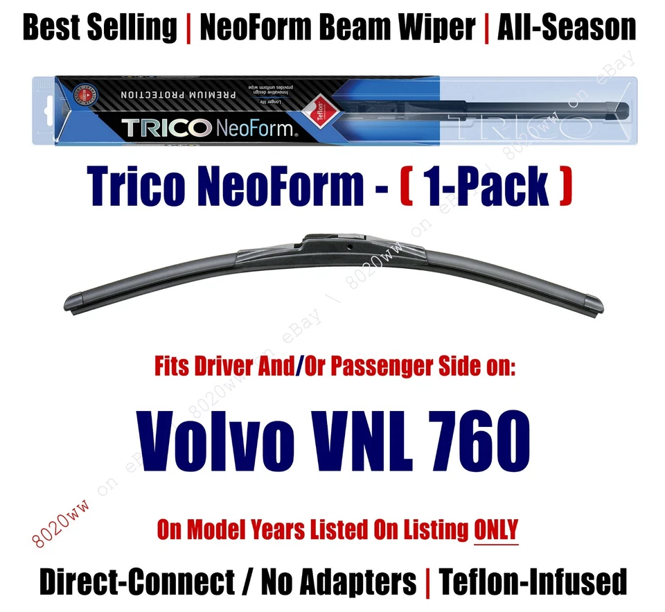 (Cantidad 1) Escobilla limpiaparabrisas Super Premium NeoForm para Volvo VNL 2017 760-16240 Foto 1 de 1