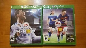 Xbox One LOT of 2 FIFA 16 & 18 EA Sports Soccer BRAND NEW FACTORY SEALED