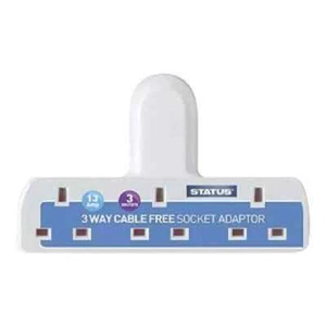 3 x 3-fach kabelloser Adapter, weiß - Bild 1 von 1