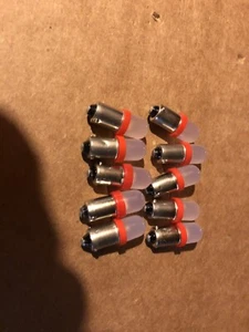 44 Or 47 Red LED Pinball Machine Lamps. 10 Lamps Free Shipping US - Picture 1 of 1