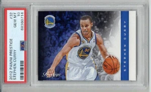 2012 PANINI PRESTIGE #32 STEPHEN CURRY CARD WARRIORS PSA 10 LOW POP RARE - Picture 1 of 2