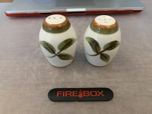 Vintage Stangl Pottery Salt & Pepper Shakers - Orchard Song - Hand Painted - Picture 1 of 6