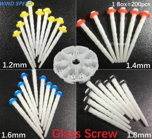Dental Glass Fiber Post Teeth Restorative Refill Screw 1.2 1.4 1.6 1.8mm Posts - Picture 1 of 18