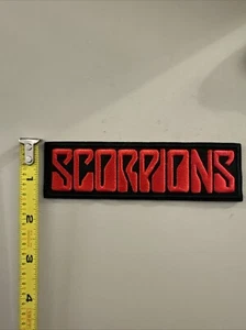 Scorpions Logo (Embroidered Iron on patch) Punk/Rock/Metal/Music/Art - Picture 1 of 3