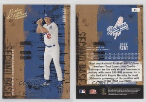 2005 Donruss Leather & Lumber Gold /50 Jeff Kent #61