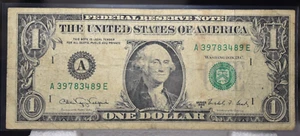 1988 A $1.00 WEB NOTE BOSTON BEP NICE CONDITION LOOK - Picture 1 of 4