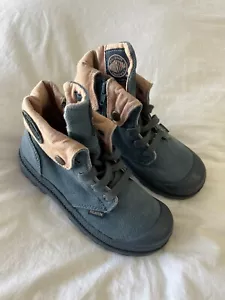 Palladium | Baggy Zipper Orion Blue Salmon Pink Kids Size 13 Boots - Picture 1 of 8