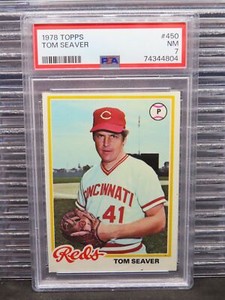 1978 Topps Tom Seaver #450 PSA 7 NM Reds