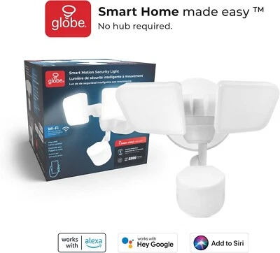Globe Smart Motion Security Light – WiFi, 2200lm, Alexa/Siri/Google - Image 1 of 4