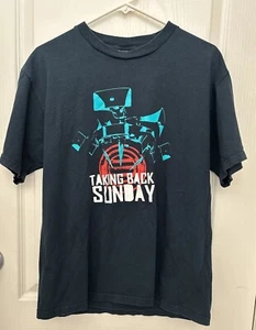 Vintage EUC Taking Back Sunday T-Shirt Y2K Alternative Rock Emo Post-Hardcore Large - Bild 1 von 10
