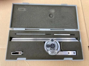 NEW Mitutoyo 187-901 Universal Bevel Protractor Goniometer Angle Gauge Japan - Picture 1 of 2