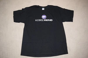 NUEVA Camiseta Negra Kansas State Wildcats K-State Orgullo XL - Imagen 1 de 5