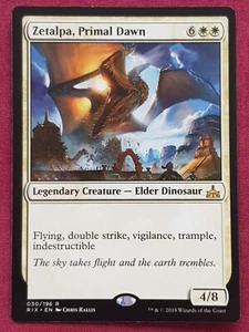 Magic The Gathering RIVALS OF IXALAN ZETALPA PRIMAL DAWN white card MTG - Picture 1 of 2