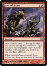 JAWS OF STONE X4 4 4X Shadowmoor MTG Magic the Gathering Cards DJMagic