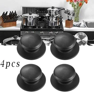 4pcs Kitchen Cookware Pot Saucepan Skillet Pan Lid Hand Grip Knob Handle Cap - Image 1 of 4