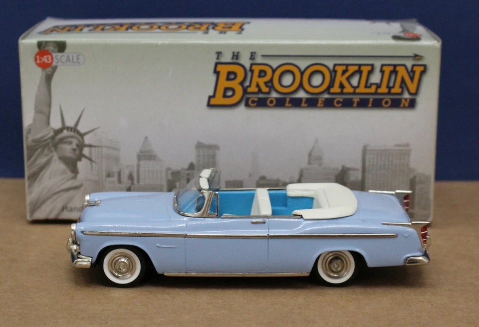 Brooklin 183 1955 克莱斯勒温莎敞篷轿跑车 1: 43 蓝色完好/盒 2013 — 第 1/4 张图片