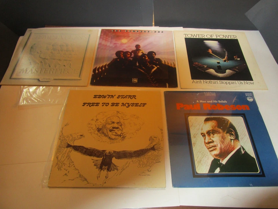 Soul FUNK Lot OF 5   Vinyl Record LPs   TEMPTATIOMS  / TOWER OF POWER ++  RV43 - Image 1 of 1