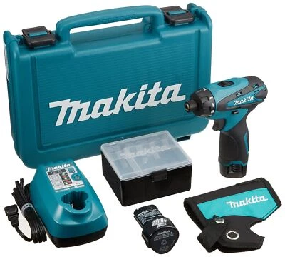 Makita DF030DWX Rechargeable Driver Drill with 2 x 10.8V 1.3Ah Batteries - New - Image 1 of 4