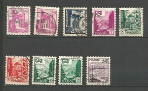 Maroc RF 1940/50  timbres oblitérés /TR4225 - Picture 1 of 1