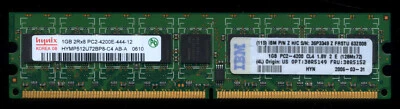1 Gbyte PC2 DDR2 ECC Hynix HYMP512U72CP8-C4 - Image 1 of 2