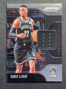 2019-20 Panini Prizm Sensational Swatches Jersey Relic Caris LeVert Nets - Picture 1 of 6