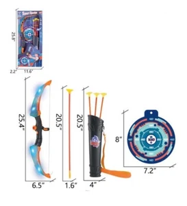 Kids Kids Bow And Arrow Set LED Light Up Archery Toy Set for Children Gift - Picture 1 of 1