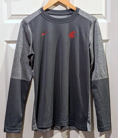 NWT Washington State Cougars Nike Women's Logo Performance Long Sleeve T-Shirt Cover