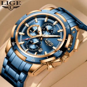 Quartz Watch Men's Calendar Small Three-Pin New Fashion Business Watch - Picture 1 of 18