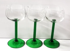 Cristal D'Arques Durand Esmeralda Rin Cristal Copa Vino Juego de 3 Copas Verde - Imagen 1 de 6