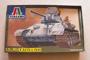 KIT SCALA 1/72 ITALERI COD. 7008 T34/76 M 1942 - Foto 1 di 1