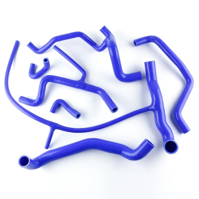 FOR 94-98 Volkswagen GOLF Mk3 Jetta Vento A3 VR6 TURBO SILICONE HOSE KIT BLUE - Image 1 of 4