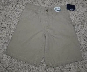 Carpenter Shorts Jean Basic Editions Khaki Adjustable Waist Denim Boys-sz 8 - Picture 1 of 5