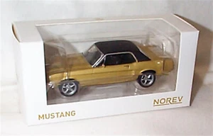 Ford Mustang Gold Black Roof 1-43 scale new in box Norev - Picture 1 of 2