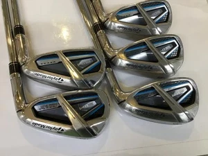 TaylorMade SIM Iron Set SIM MAX OS 5S Flex R Used From Japan - Picture 1 of 6