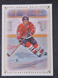 08-09 Obras maestras de cubierta superior Denis Savard 🚨🚨🚨 Chicago Blackhawks - Imagen 1 de 2