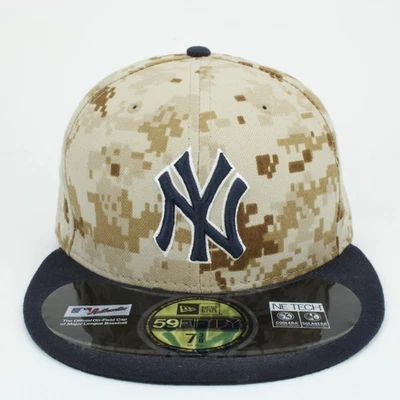 New York Yankees New Era 59FIFTY - 2014 MLB Memorial Day Fitted Cap Size 7 3/8 - Image 1 of 4